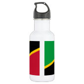 Bouteille D'eau Drapeau de Saint-Kitts-et-Nevis (Dos)