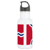 Bouteille D'eau Drapeau de Saint-Louis sur Liberty Bottle (Dos)