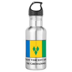 Bouteille D'eau Drapeau de Saint-Vincent-et-les Grenadines