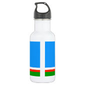 Bouteille D'eau Drapeau de Sakha (Dos)