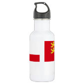 Bouteille D'eau Drapeau de Sercq (Dos)