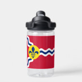 Bouteille D'eau Drapeau de St. Louis, Missouri Water Bottle (Salle de sport)