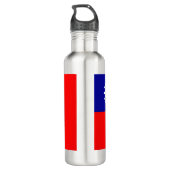 Bouteille D'eau Drapeau de Taïwan : République de Chine, Taipei ch (Dos)