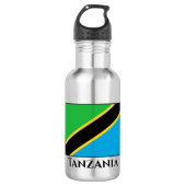Bouteille D'eau Drapeau de Tanzanie (Devant)