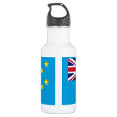Bouteille D'eau Drapeau de Tuvalu (Dos)