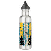 Bouteille D'eau Drapeau des Bahamas Patriotique (Droite)