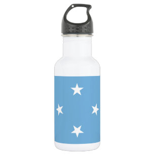 Bouteille D'eau Drapeau des États fédérés de Micronésie