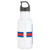 Bouteille D'eau Drapeau des îles Féroé (Dos)