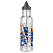 Bouteille D'eau Drapeau des Îles Marshall Patriotique (Gauche)