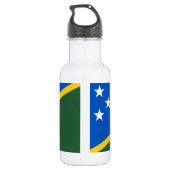 Bouteille D'eau Drapeau des Îles Salomon (Dos)