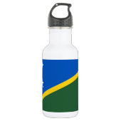 Bouteille D'eau Drapeau des Îles Salomon (Devant)