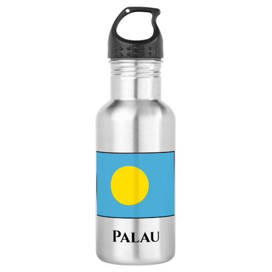 Bouteille D'eau Drapeau des Palaos (Devant)
