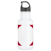 Bouteille D'eau Drapeau d'État de l'Alabama (Dos)