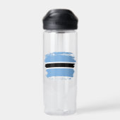 Bouteille D'eau Drapeau du Botswana (Arrière)