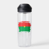 Bouteille D'eau drapeau du Burkina Faso (Arrière)