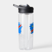 Bouteille D'eau Drapeau du Congo (Droite)