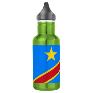Bouteille D'eau Drapeau du Congo Kinshasa