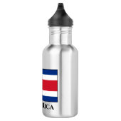 Bouteille D'eau Drapeau du Costa Rica (Droite)