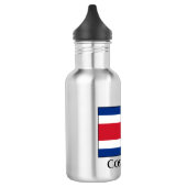 Bouteille D'eau Drapeau du Costa Rica (Gauche)