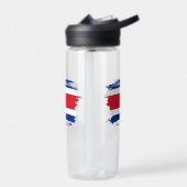 Bouteille D'eau Drapeau du Costa Rica (Gauche)