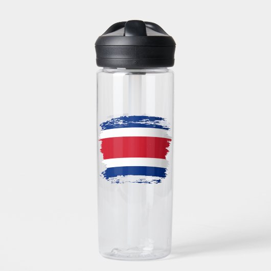 Bouteille D'eau Drapeau du Costa Rica (Extérieur)
