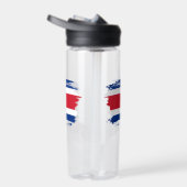 Bouteille D'eau Drapeau du Costa Rica (Droite)