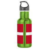 Bouteille D'eau Drapeau du Danemark (Dos)