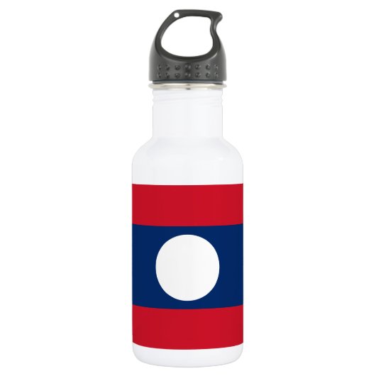 Bouteille D'eau Drapeau du Laos (Devant)