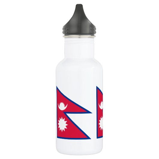 Bouteille D'eau Drapeau du Népal (Gauche)