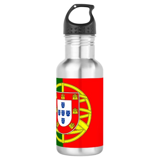 Bouteille D'eau Drapeau du Portugal (Devant)