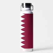 Bouteille D'eau Drapeau du Qatar (Arrière)