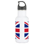 Bouteille D'eau Drapeau du Royaume-Uni (Dos)