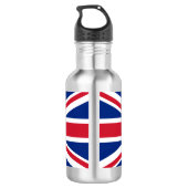 Bouteille D'eau drapeau du Royaume-Uni (Dos)