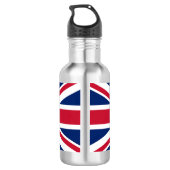 Bouteille D'eau Drapeau du Royaume-Uni (Dos)