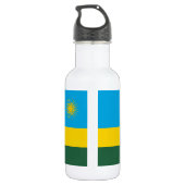 Bouteille D'eau Drapeau du Rwanda (Dos)
