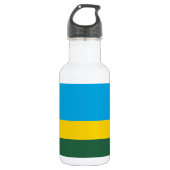 Bouteille D'eau Drapeau du Rwanda (Devant)