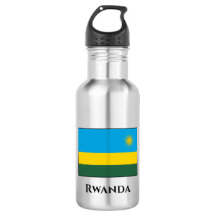 Bouteille D'eau Drapeau du Rwanda
