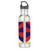 Bouteille D'eau Drapeau du Tibet libre (Dos)