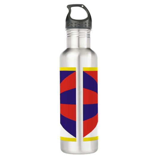 Bouteille D'eau Drapeau du Tibet libre (Dos)