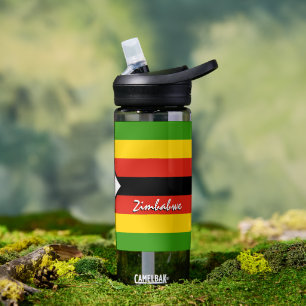 Bouteille D'eau Drapeau du Zimbabwe, patriotique