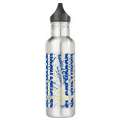 Bouteille D'eau Drapeau El Salvador Patriotique (Gauche)