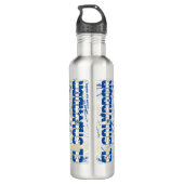 Bouteille D'eau Drapeau El Salvador Patriotique (Dos)