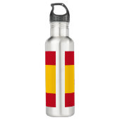 Bouteille D'eau Drapeau espagnol (Espagne) (Dos)