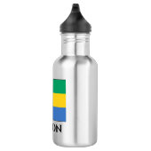 Bouteille D'eau Drapeau Gabon (Droite)