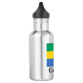 Bouteille D'eau Drapeau Gabon (Gauche)