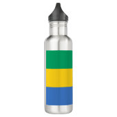 Bouteille D'eau Drapeau gabonais (Gabon) (Gauche)