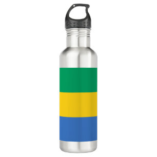 Bouteille D'eau Drapeau gabonais (Gabon)