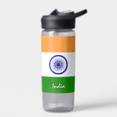 Bouteille D'eau Drapeau indien patriotique (Gauche)