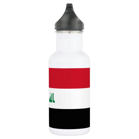 Bouteille D'eau Drapeau Iraq (Droite)