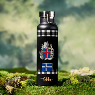 Bouteille D'eau Drapeau islandais Patriotique islandais Vacuum Iso